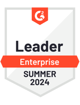 G2 Badge Leader Enterprise Summer 2023